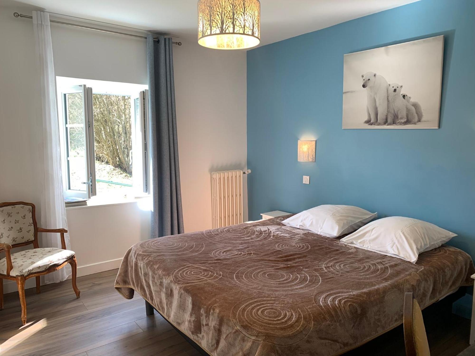 Le Moulin Bleu Bed and Breakfast Seigy Buitenkant foto